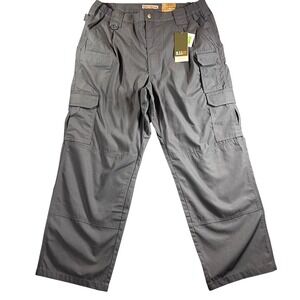 5.11 Tactical TacLite Pro Cargo Pants Gray Ripstop Teflon Utility Men's 38x34